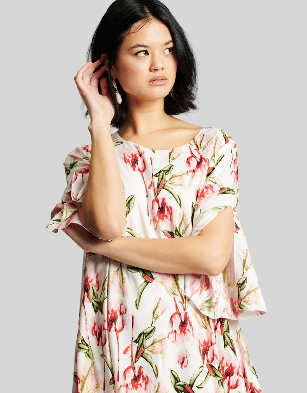 KAJA Clothing - Giana Dress-Pink Floral