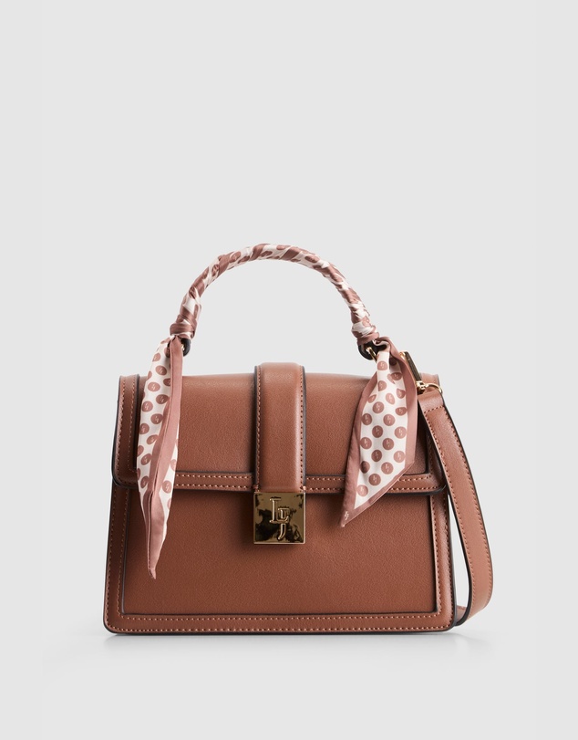 Laura Jones - Scarf Top Handle Bag