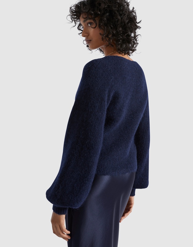 Seed Heritage - Wool Blend Drape Twist Knit