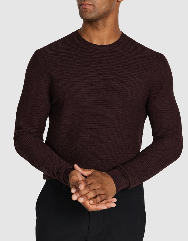 Tarocash - Cambridge Textured Crew Knit