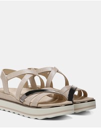 Vionic - Kellyn Flatform Sandal - Moonlight Linen