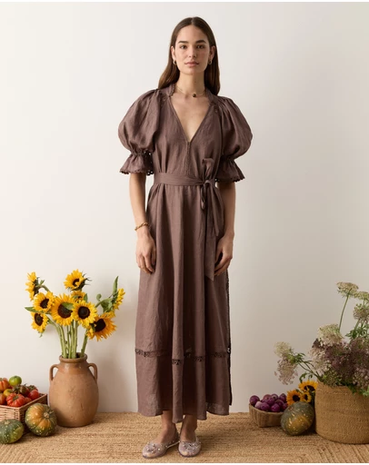 BOTEH - Myra Smock Maxi Dress
