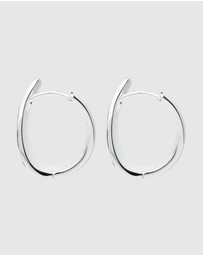 Najo - The Plunge Silver Earrings