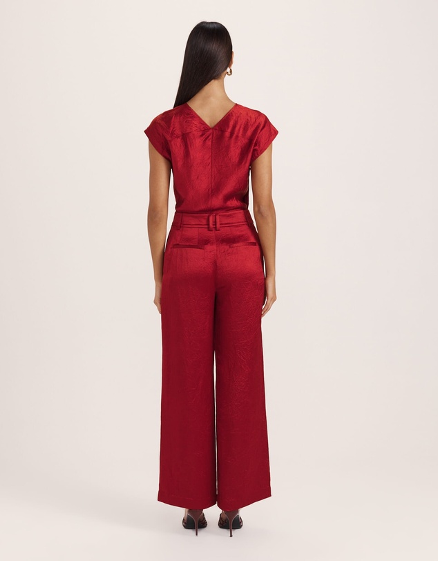 SABA - Ivana Wide Leg Crinkle Pant