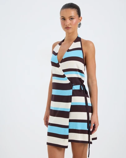 Calli - Andrea Stripe Knit Mini Dress