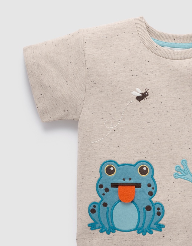 Purebaby - Catching Flies Relaxed Tee- Kids-Babies