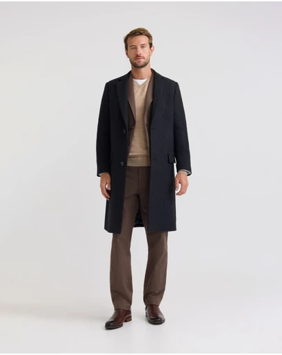 Oxford - George Wool Check Coat