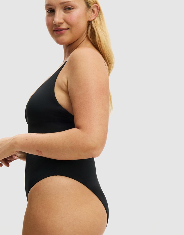 Cotton On Body - Thin Strap V-Neck Cheeky One Piece