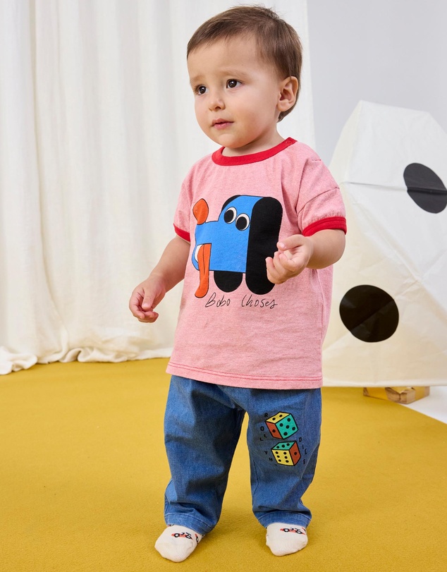 Bobo Choses - Roll The Dice Light Denim Pants - Babies