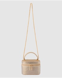 Olga Berg - Beckie Zip Top Crystal Bag