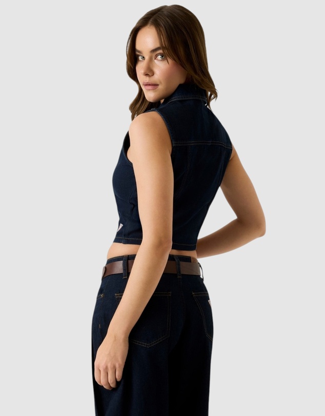 GUESS Jeans - GUESS JEANS Cropped Denim Top
