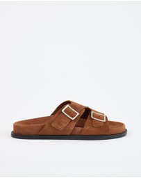 Sol Sana - Sato Footbed Cocoa Suede