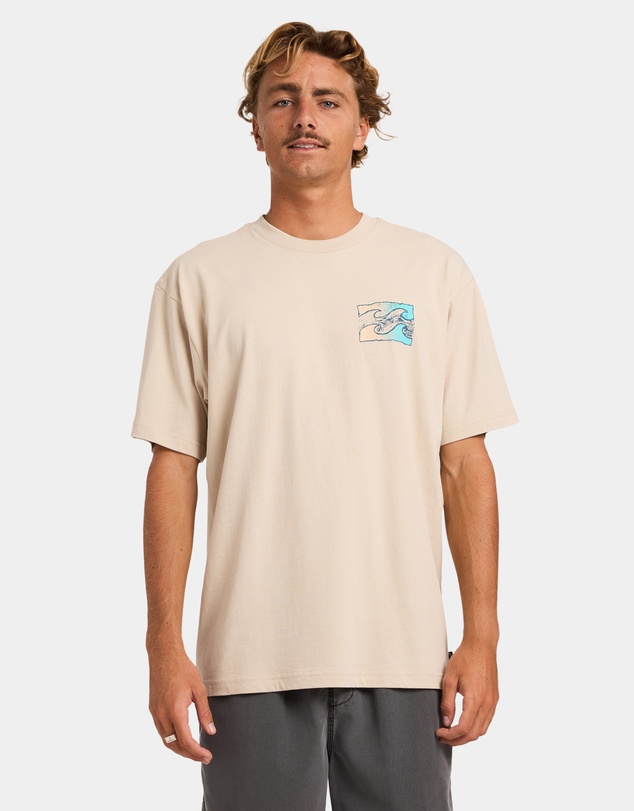 Billabong - Mens Crayon Wave T-Shirt