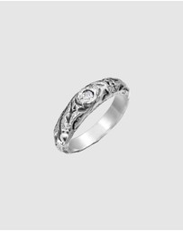 Haze & Glory - ICONIC EXCLUSIVE - Ring Men Rough Topaz 925 Sterling Silver