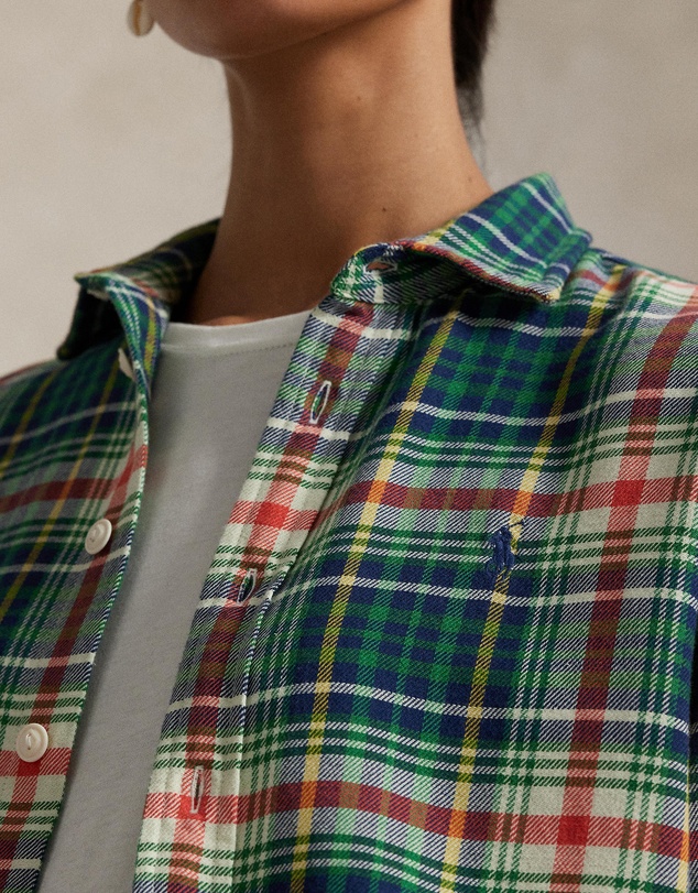 Polo Ralph Lauren - Relaxed Fit Plaid Cotton Twill Shirt - ICONIC EXCLUSIVE