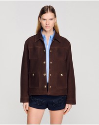 Sandro - Deniz Leather Jacket