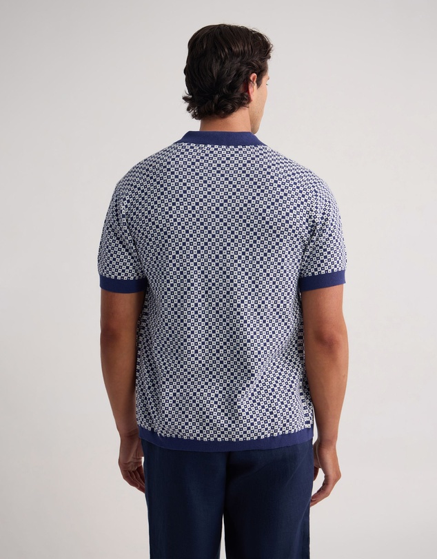 Oxford - Jacob Jacquard Polo