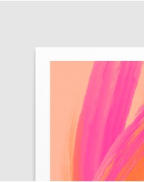 Olive et Oriel - Color Strokes No 15 by Treechild Art Print