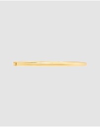 Wanderlust + Co - Classic 14K Gold Vermeil Bangle