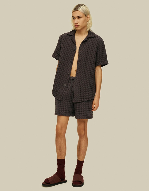 OAS Company - Navy Terry Shorts - Unisex