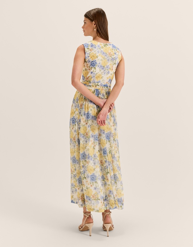 Review - Elba Floral Mesh Maxi Dress