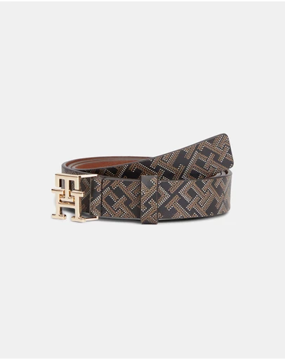 Tommy Hilfiger - TH Logo 2.5 Mono Print Belt
