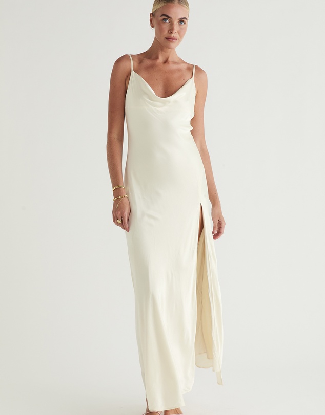 MOS The Label - Calista Cowl Neck Midi Dress