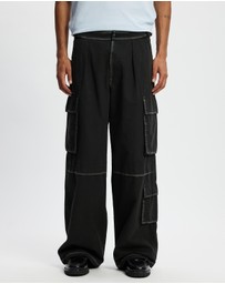 Boiler Room - Worn Seam Cargo Pants