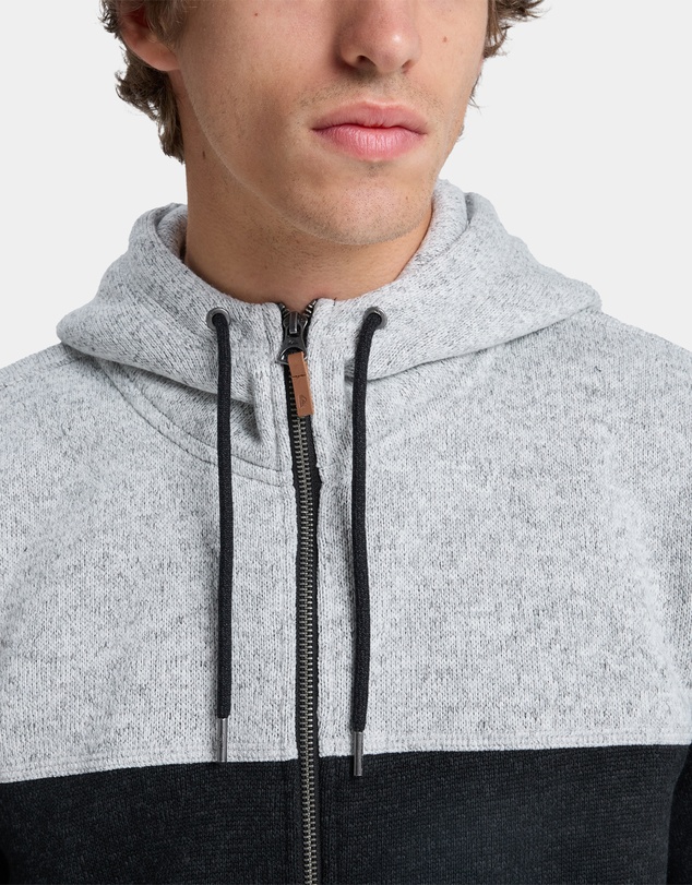Quiksilver - Mens Keller Block Zip Up Hoodie