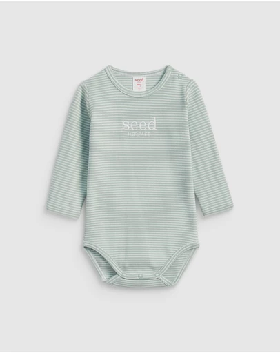 Seed Heritage - Core Rib Logo Bodysuit