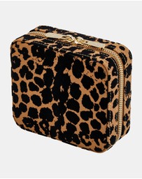 Wolf - WOLF Savanna Leopard Print Jewellery Zip Case
