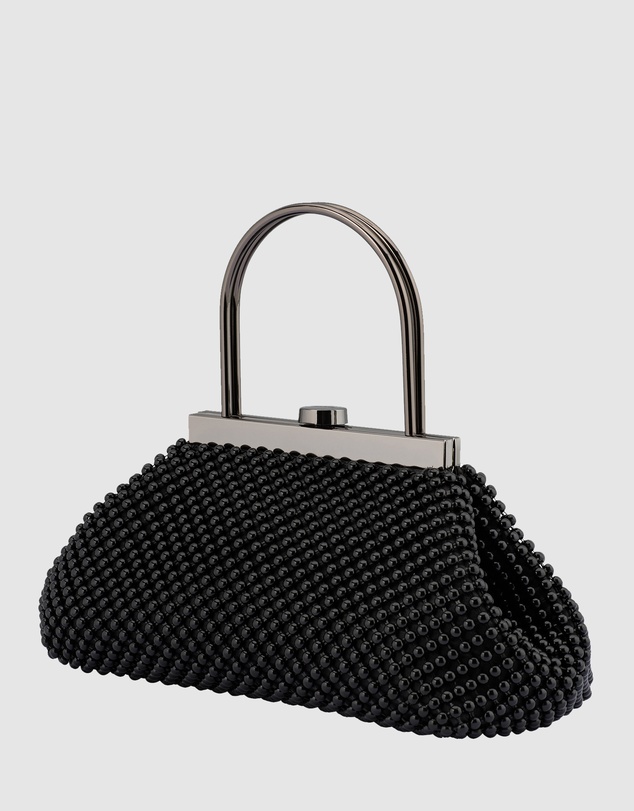 Olga Berg - Mimi Ball Mesh Frame Bag