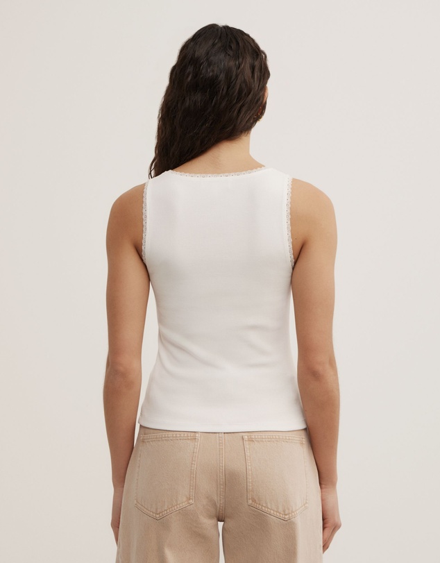 Witchery - Lace Trim Tank