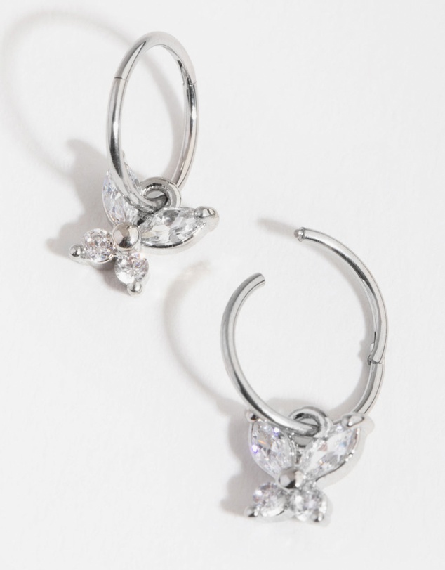 Lovisa - Surgical Steel Butterfly Sleeper Earrings