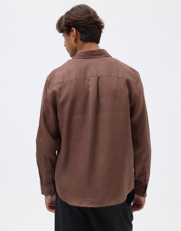 AERE - Euro Resort Linen LS Shirt