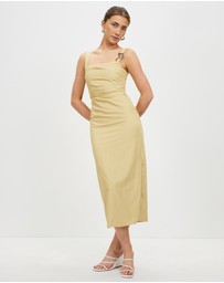 Third Form - Paradigm Tucked Midi Dress