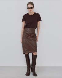 M.N.G - Short-Sleeved Cotton T-Shirt