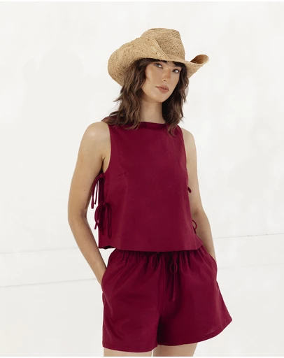 Morgan & Taylor - Rowyn Relaxed Cowboy Fedora in Natural