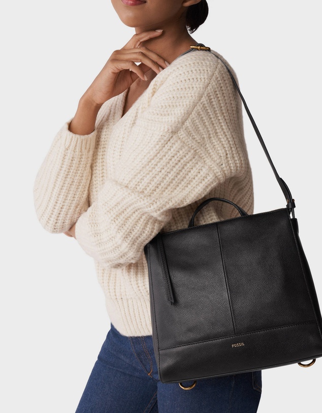 Fossil - Elina Black Backpack