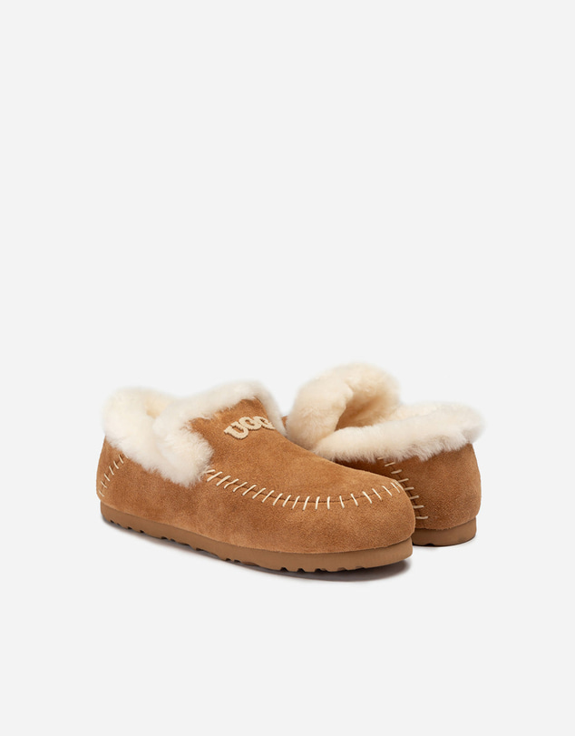 Ozwear Connection Uggs - Ugg Joan Shearling Emb Logo Loafer