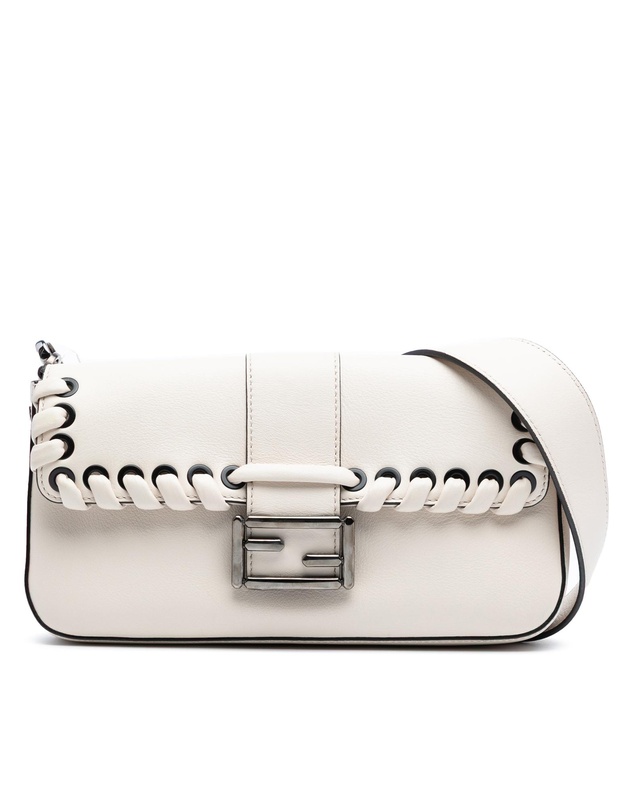 Pre-Loved by Azura Reborn - Pre-Loved Whipstitch Leather Baguette Crossbody