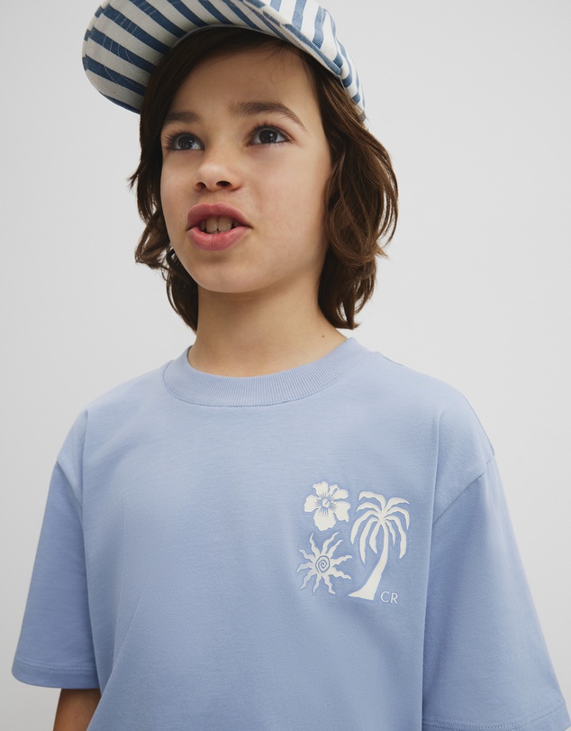 Country Road - Relaxed Hibiscus Print T-shirt