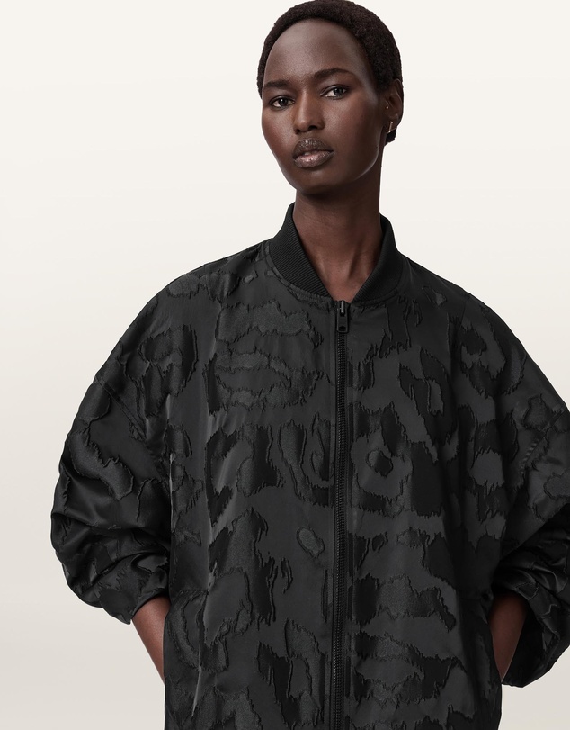 AllSaints - Bayse Oversized Bomber Jacket