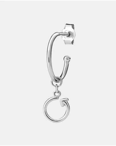 Karen Walker - O Initial Love Letter Hoop