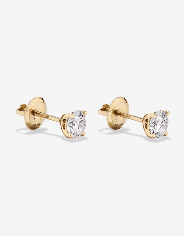 Michael Hill - 1.00TW Lab Diamond Solitaire Stud Earrings in 10kt Gold