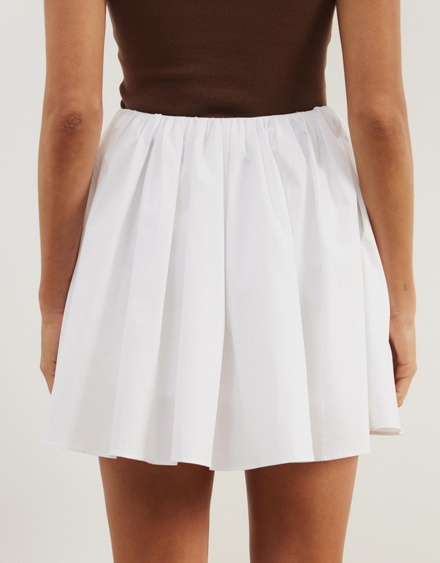 Atmos&Here - Caicos Flare Cotton Mini Skirt