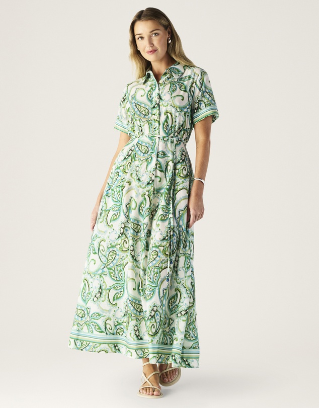 MOS The Label - Tara Print Shirt Dress