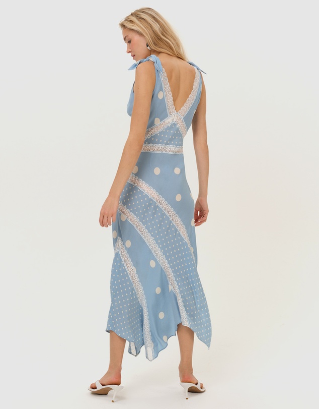 For Love & Lemons - Stormie Dot Midi Dress