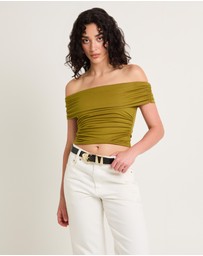 Alice In The Eve - Armani Cold Shoulder Top