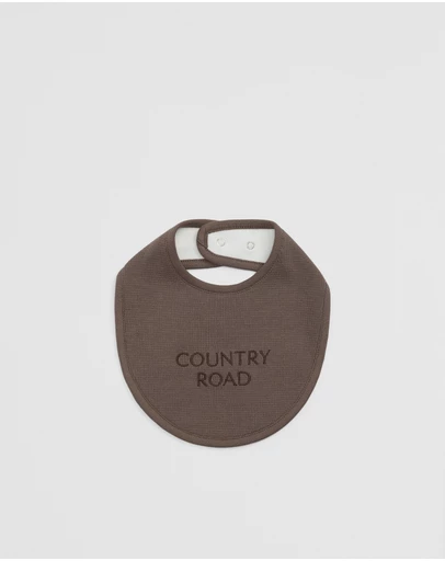 Country Road - Organically Grown Cotton Waffle Bib